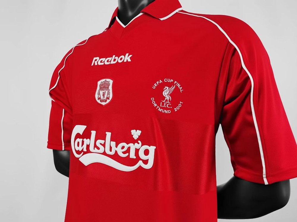 2000/01 season Liverpool home retro