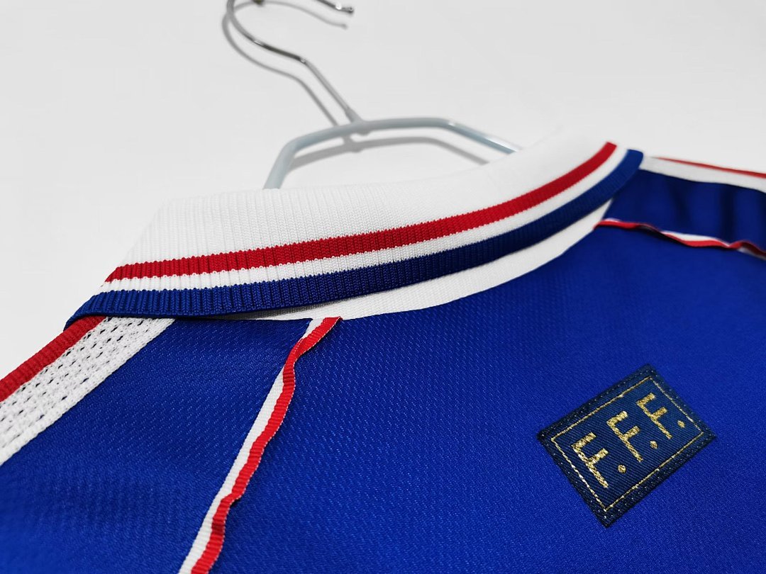 1998 season the France home retro long sleeves