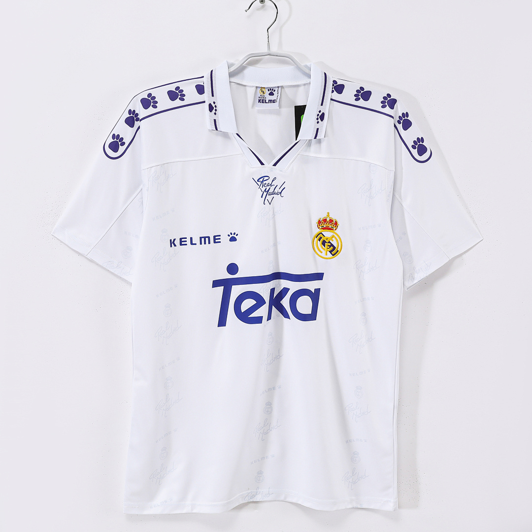 1994/96 season Real Madrid home retro