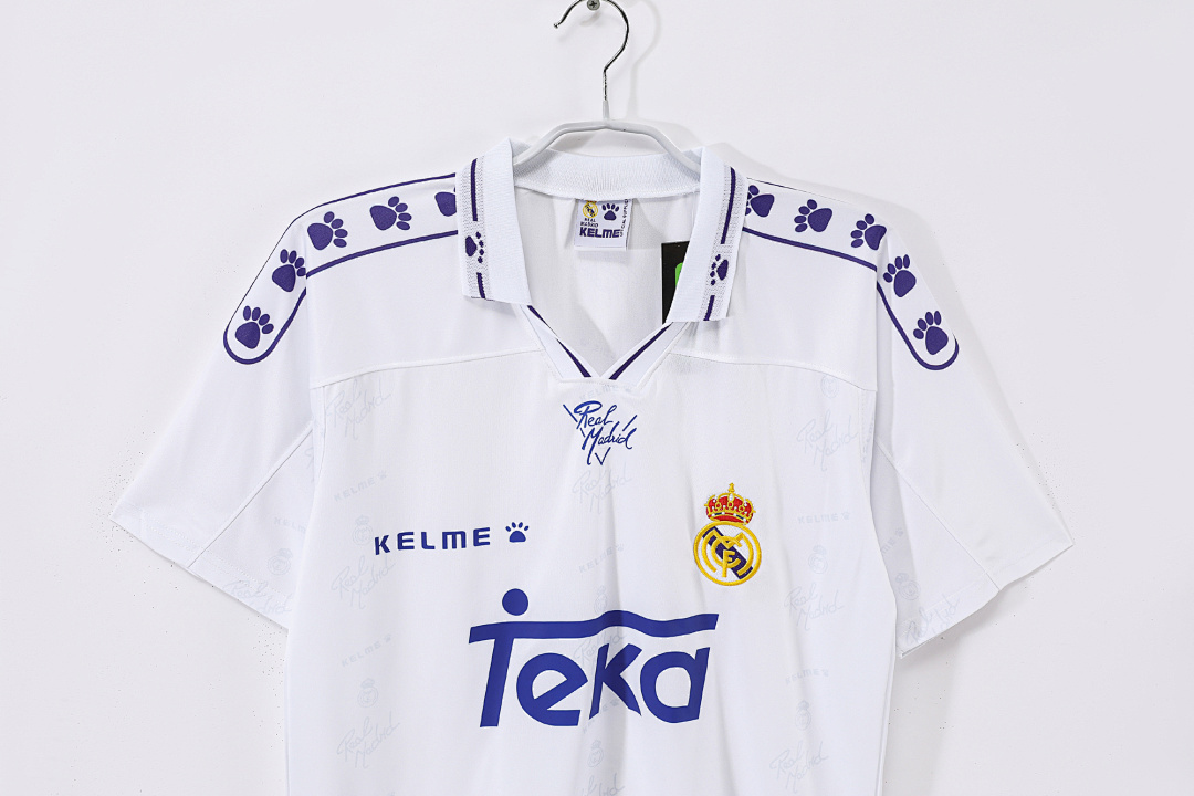 1994/96 season Real Madrid home retro