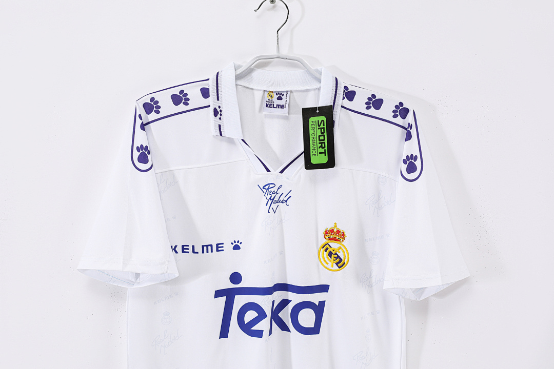 1994/96 season Real Madrid home retro