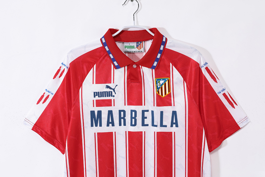 1994/95 season Atlético de Madrid home retro