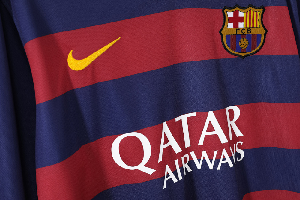 2015/16 season Barcelona home retro long sleeves