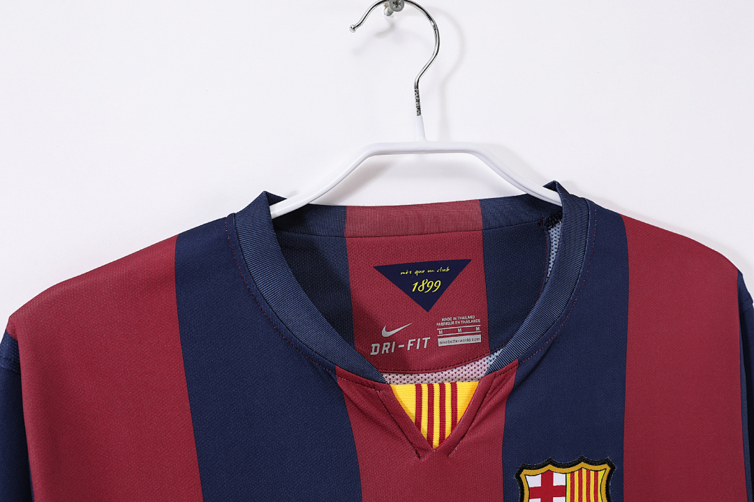 2014/15 season Barcelona home retro long sleeves