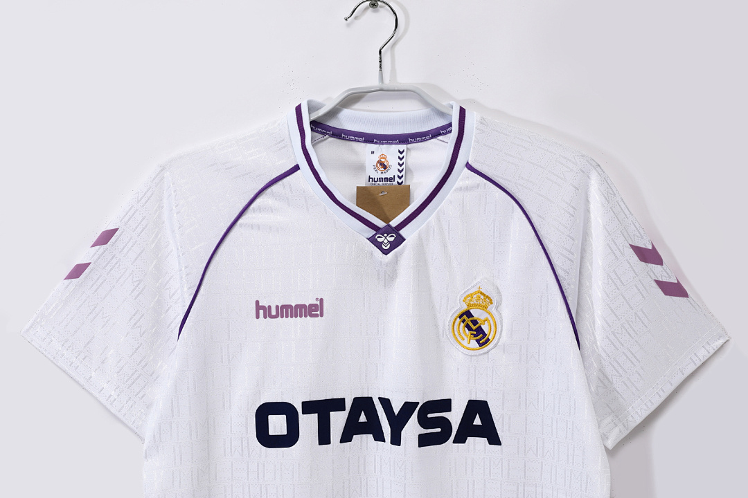 1990/92 season Real Madrid home retro