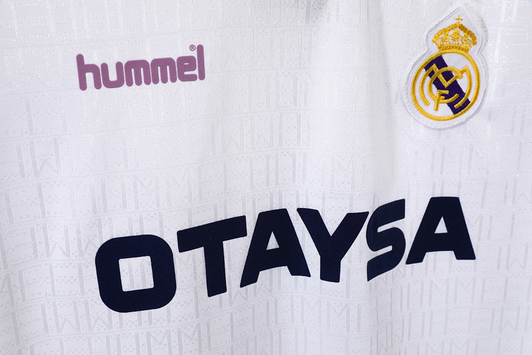 1990/92 season Real Madrid home retro