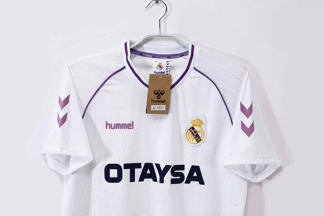 1990/92 season Real Madrid home retro