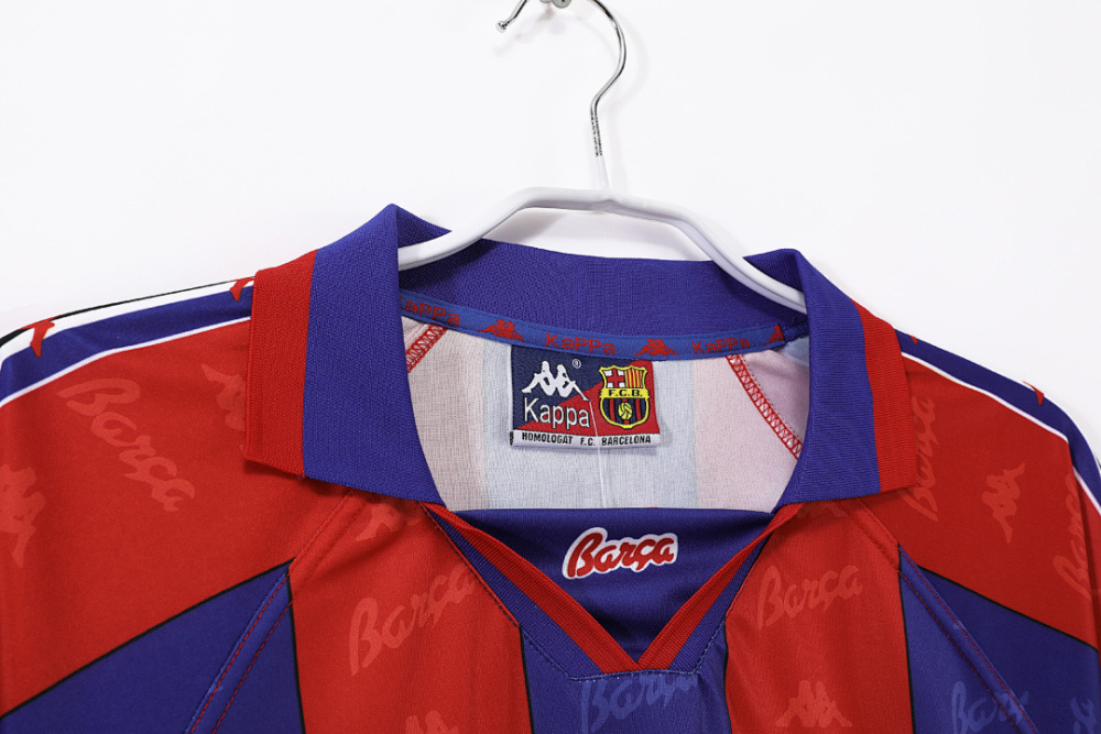 1995/97 season Barcelona home retro long sleeves