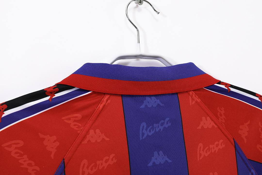 1995/97 season Barcelona home retro long sleeves