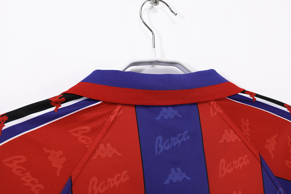 1995/97 season Barcelona home retro long sleeves