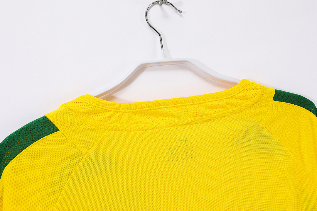 2002 season Brazil home retro long sleeves