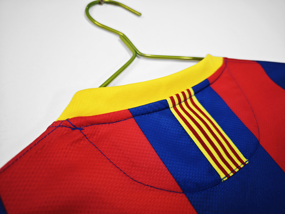 2010/11 season Barcelona home retro long sleeves