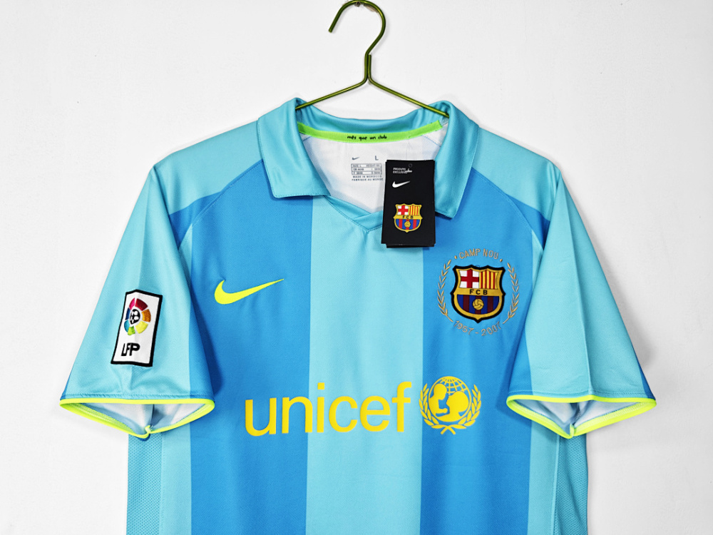2007/08 season Barcelona away retro