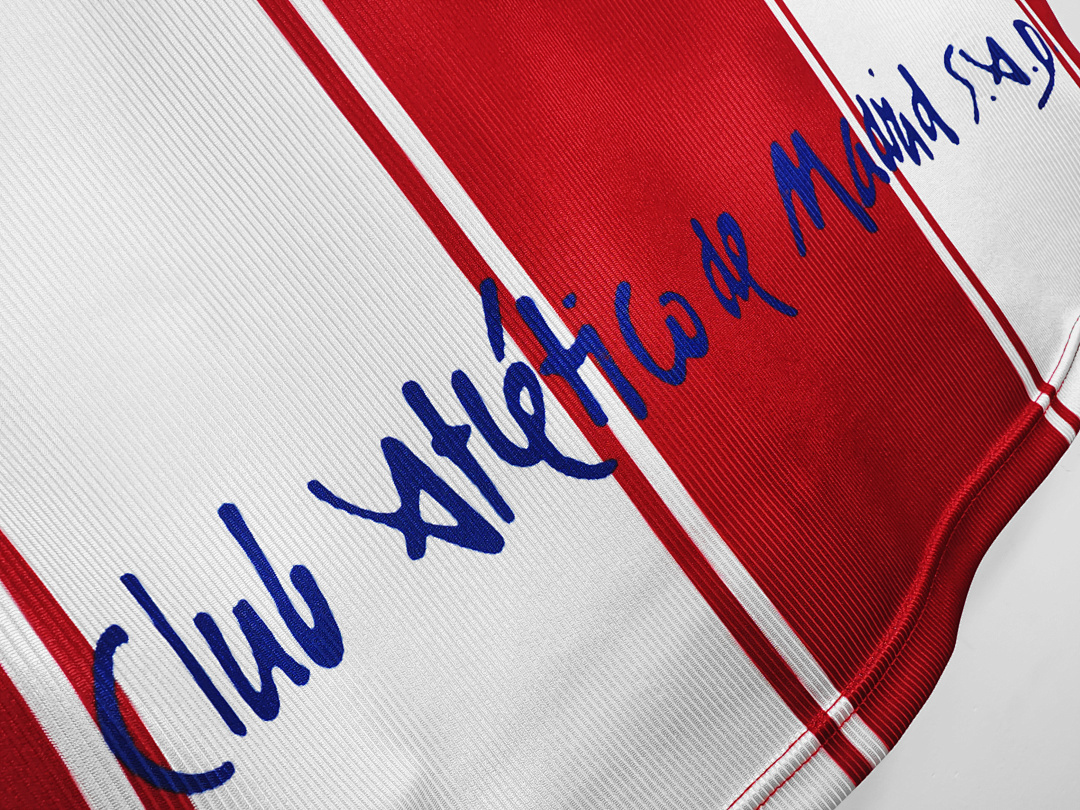 1999/00 season Atlético de Madrid home retro