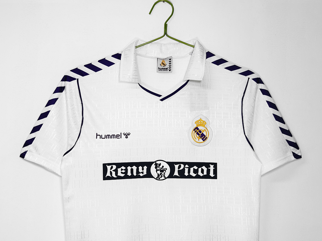 1988/90 season Real Madrid home retro