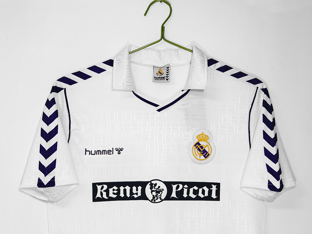 1988/90 season Real Madrid home retro