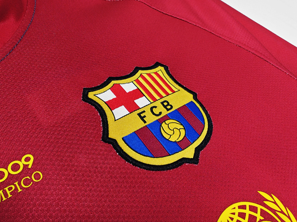 2008/09 season Barcelona home retro long sleeves