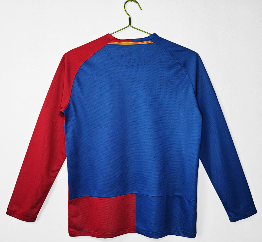 2008/09 season Barcelona home retro long sleeves