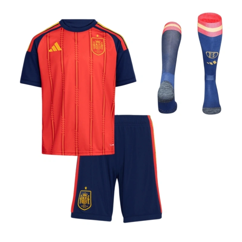 2026 FIFA World Cup Spain home kids kit