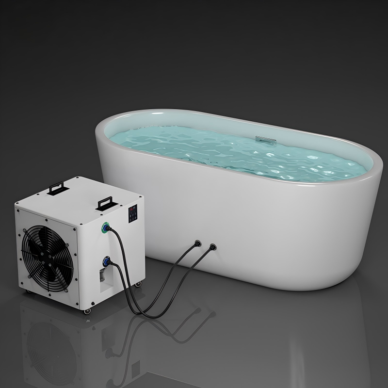 Split-type acrylic ice bathtub