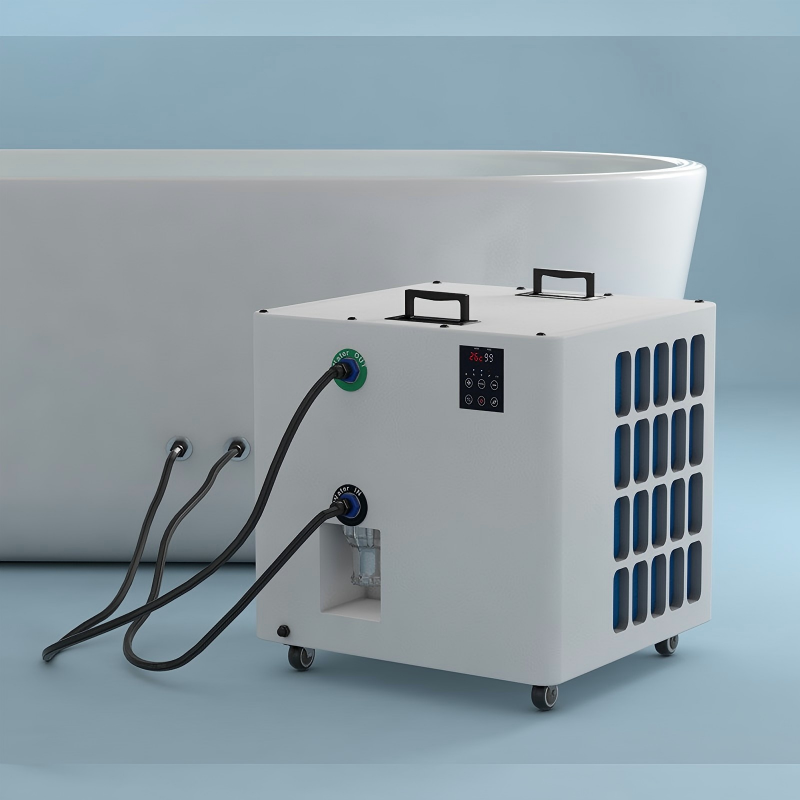 Split-type acrylic ice bathtub