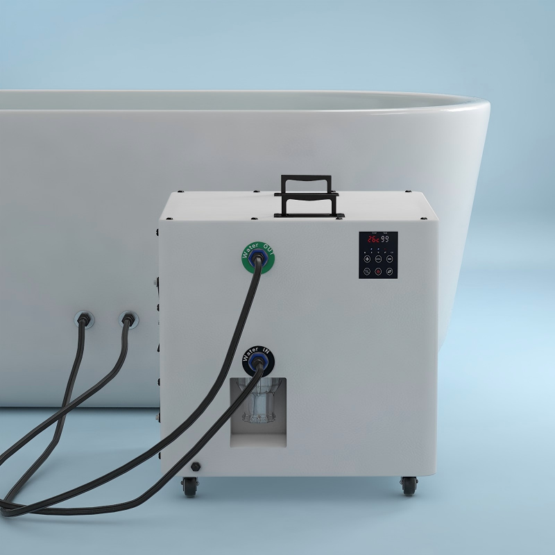 Split-type acrylic ice bathtub