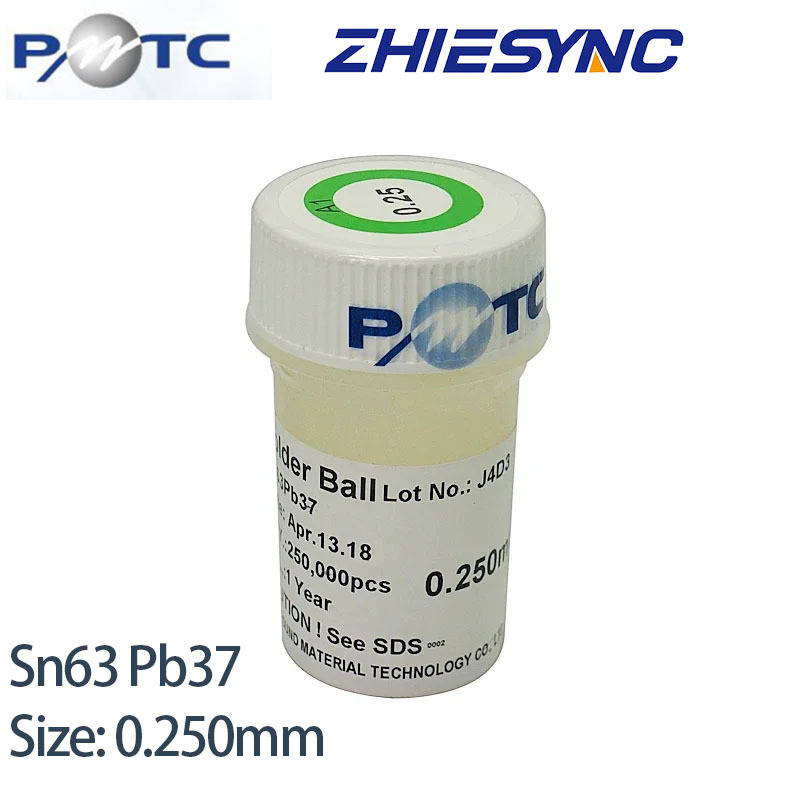 PMTC Sn63 Pb37 0.25mm 250,000PCS Leaded BGA Balls Solder Sphere Solderball,PMTC Sn63 Pb37 0.25mm 250,000PCS Leaded BGA Balls,zhiesync.com