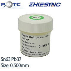 Leaded 250K/Bottle PMTC Solder Ball 0.5mm bga balls,solder ball,solderball for IC Chips PCB Welding Rework,PMTC 0.5mm BGA Solder Balls for BGA Reballing Sn63Pb37,zhiesync.com