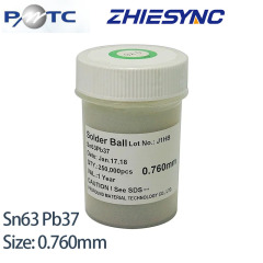 Leaded 250,000 PCS PMTC Solder Ball 0.76mm bga balls,solder ball,solderball,PMTC 0.76mm BGA Solder Balls for BGA Reballing Sn63Pb37,zhiesync.com
