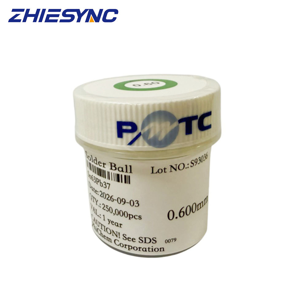 Leaded 250,000 PCS PMTC Solder Ball 0.6mm bga balls,solder ball,solderball for IC Chips PCB Welding Rework,PMTC 0.60mm BGA Solder Balls for BGA Reballing Sn63Pb37,zhiesync.com