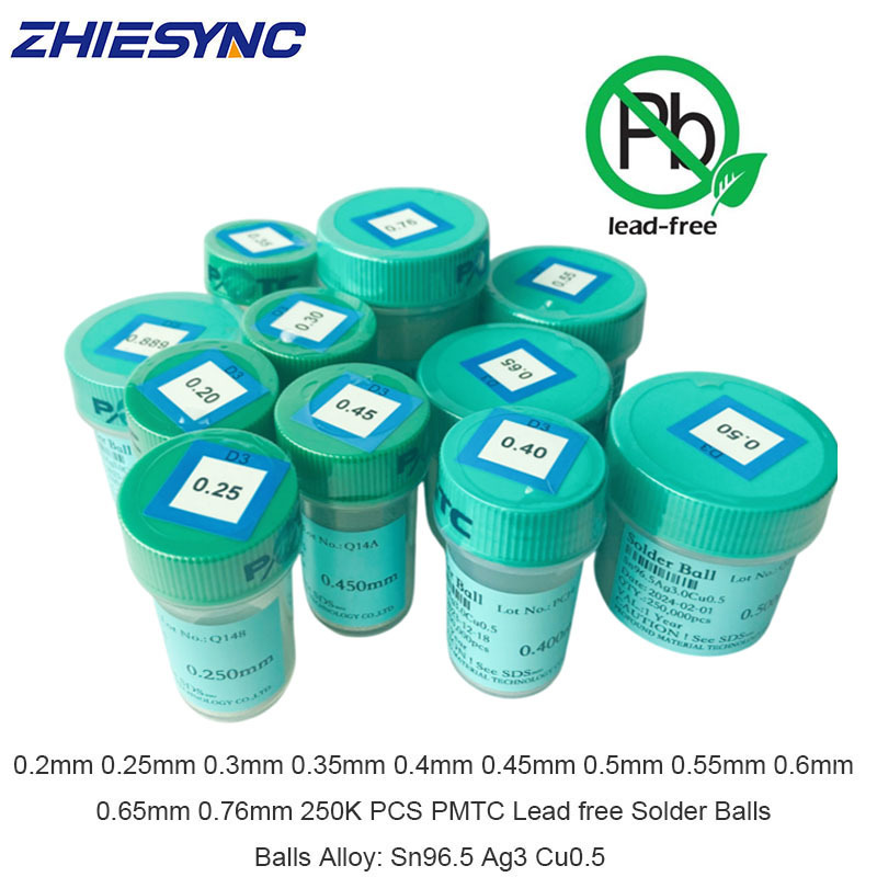 PMTC Lead-free Solder Ball 0.2mm 0.25mm 0.3mm 0.35mm 0.4mm 0.45mm 0.5mm 0.55mm 0.6mm 0.65mm 0.76mm BGA Reballing Balls Sn96.5 Ag3 Cu0.5,PMTC Lead-free Solder Ball 0.2mm 0.25mm 0.3mm 0.35mm 0.4mm 0.45mm 0.5mm 0.55mm 0.6mm 0.65mm 0.76mm BGA Reballing Balls Sn96.5 Ag3 Cu0.5,zhiesync.com