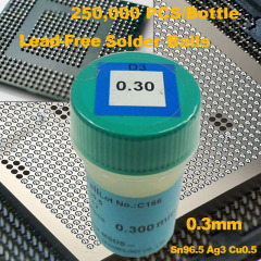 Lead-free 250K PCS PMTC 0.3mm Solder BGA Balls Solderball For BGA Reballing,bga balls,solder ball,solderball,zhiesync.com