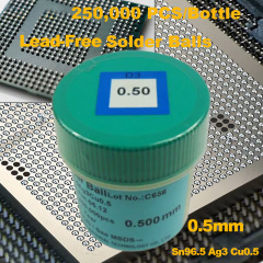Lead-free 250K PCS PMTC 0.5mm Solder BGA Balls Solderball For BGA Reballing,bga balls,solder ball,solderball,zhiesync.com
