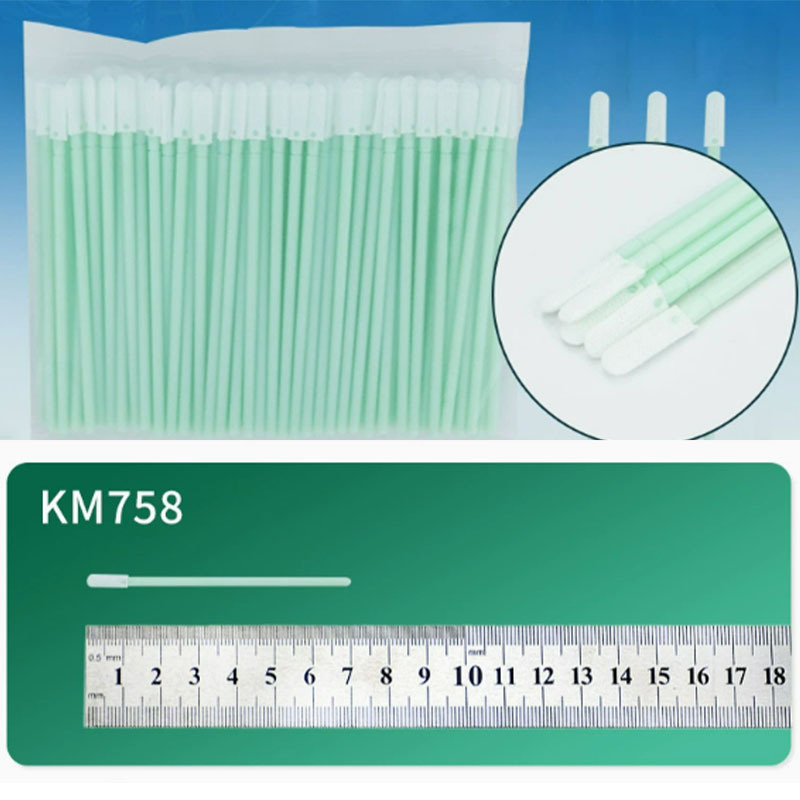 Anti-Static Swab ESDSWAB-KM-758B Cleanroom ESD Swab,  Round Polyester fiber dust-free cloth tip Lint Free ESD Wiping Stick,Anti-Static Swab ESDSWAB-KM-758B Cleanroom ESD Swab,  Polyester fiber dust-free cloth Lint Free ESD Wiping Stick,zhiesync.com
