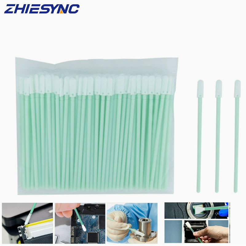 Anti-Static Swab ESDSWAB-KM-758B Cleanroom ESD Swab,  Round Polyester fiber dust-free cloth tip Lint Free ESD Wiping Stick,Anti-Static Swab ESDSWAB-KM-758B Cleanroom ESD Swab,  Polyester fiber dust-free cloth Lint Free ESD Wiping Stick,zhiesync.com