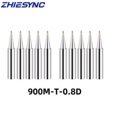 10PCS 900M-T-0.8D Soldering Iron Tip,0.8mm Chisel Lead-Free Replacement Tip for 936 937 907 Soldering Station, SMD PCB Electronic Soldering Repair,10PCS 900M-T-0.8D 0.8mm Chisel Soldering Tip, Lead-Free Replacement Solder Tip Compatible with Soldering Station for PCB SMD Welding,zhiesync.com