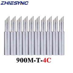 10PCS 900M-T-4C 4.0mm Bevel Soldering Iron Tip, Lead Free Bevel Tip for 936,937,852D Soldering Station, Heavy Component PCB Soldering & Electronic Rework,10PCS 900M-T-4C 4.0mm Bevel Soldering Iron Tip, Lead Free Bevel Tip for 936,937,852D Soldering Station, Heavy Component PCB Soldering & Electronic Rework,zhiesync.com