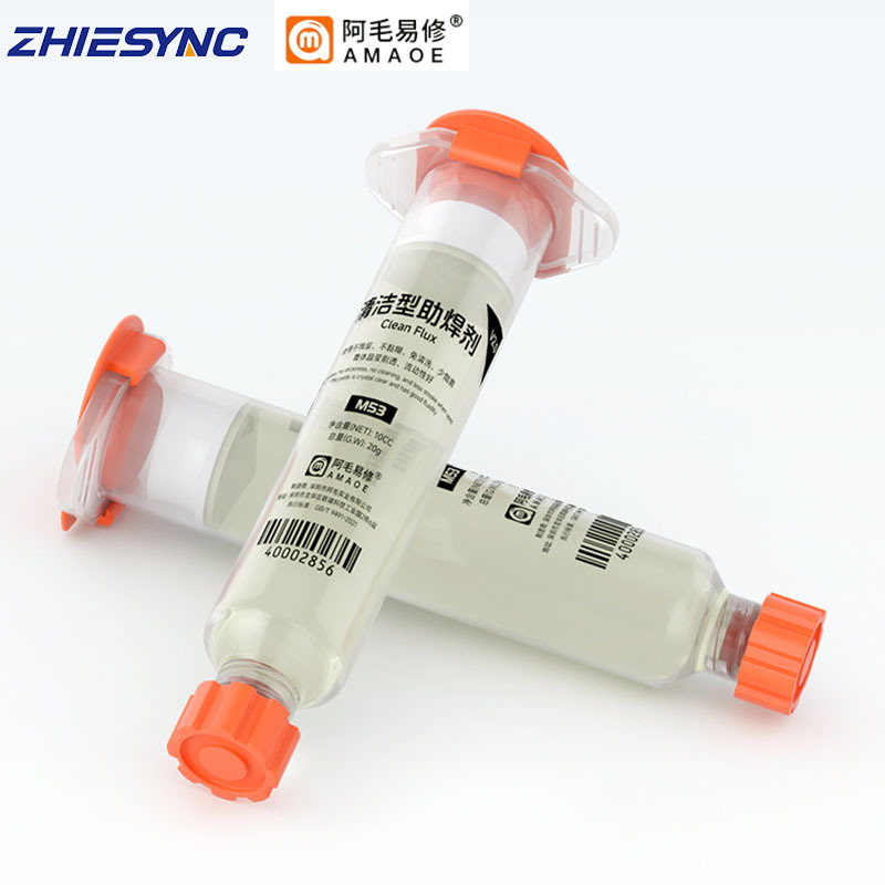AMAOE M53 10CC Syringe Soldering Flux Paste Full Set, with M159 Plunger Push Rod,No-Clean BGA Welding Flux Oil for Mobile Phone Laptop CPU IC Motherboard PCB SMD Reballing Repair Tools,AMAOE M53 10CC Syringe Soldering Flux Paste Full Set, with M159 Plunger Push Rod,No-Clean BGA Welding Flux Oil for Mobile Phone Laptop CPU IC Motherboard PCB SMD Reballing Repair Tools,zhiesync.com