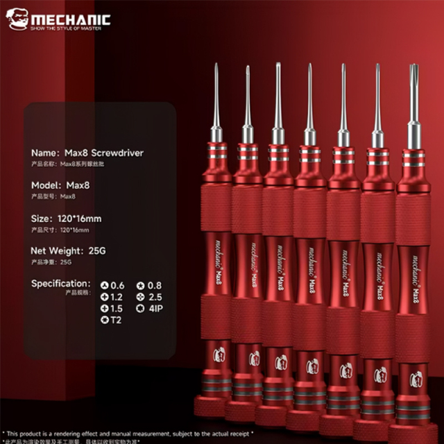 MECHANIC MAX8 Strong Magnetic High Precision Super Hard Screwdriver, Original S2 Professional Screwdriver Bit Set for Smartphone Repair & Disassembly,MECHANIC MAX8 Strong Magnetic High Precision Super Hard Screwdriver, Original S2 Professional Screwdriver Bit Set for Smartphone Repair & Disassembly,zhiesync.com