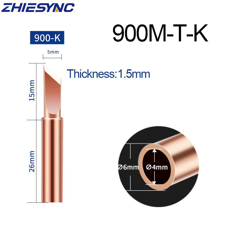 900M-T-K 1.5mm Thickness Non-Magnetic Pure Copper Knife Soldering Tip, Welding Head for Electronic Precision Soldering,900M-T-K 1.5mm Thickness Non-Magnetic Pure Copper Knife Soldering Tip, Welding Head for Electronic Precision Soldering,zhiesync.com