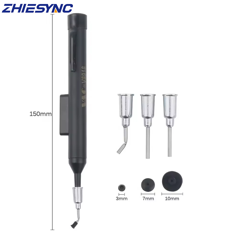 PLCC IC Chip Extractor ESD Vacuum Suction Pen Kit, SMD IC Pickup Removal Tool for PCB Repair, SMT Rework,PLCC IC Chip Extractor ESD Vacuum Suction Pen Kit, SMD IC Pickup Removal Tool for PCB Repair, SMT Rework,zhiesync.com