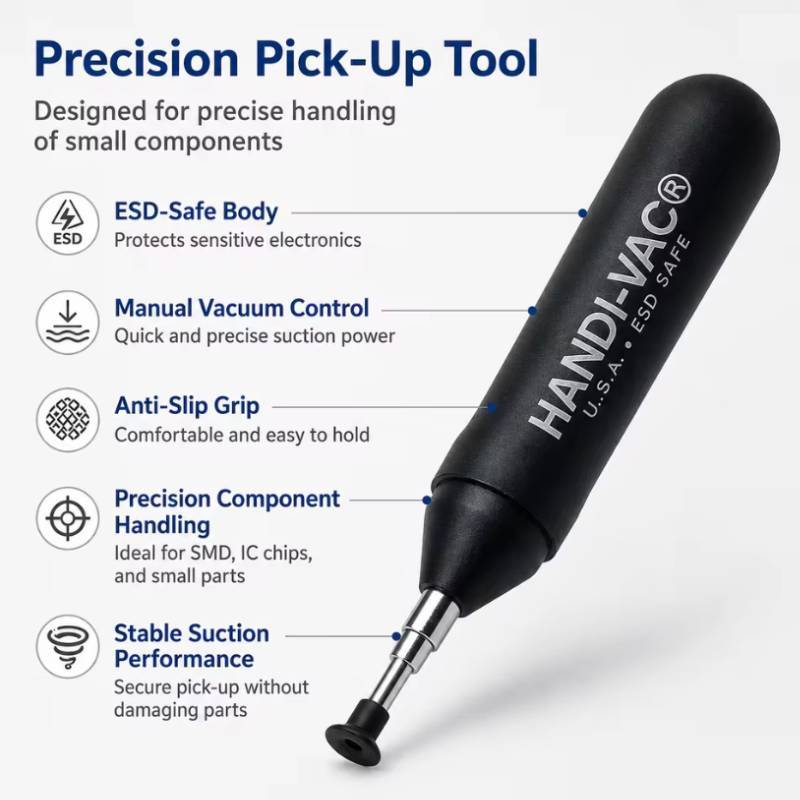 Handi-VAC Anti-Static Mini Vacuum Suction Pen, SMT SMD IC BGA Chip Pickup Tool, for Soldering Repair, Vacuum Picker,Handi-VAC Anti-Static Mini Vacuum Suction Pen, SMT SMD IC BGA Chip Pickup Tool, for Soldering Repair, Vacuum Picker,zhiesync.com