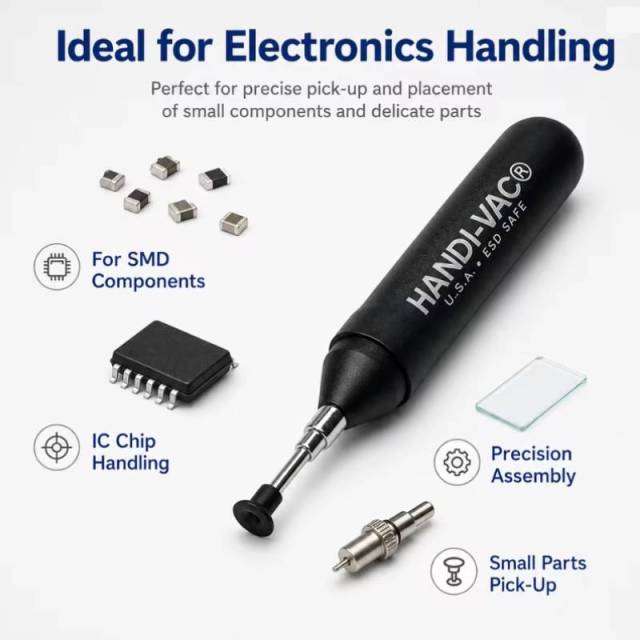 Handi-VAC Anti-Static Mini Vacuum Suction Pen, SMT SMD IC BGA Chip Pickup Tool, for Soldering Repair, Vacuum Picker,Handi-VAC Anti-Static Mini Vacuum Suction Pen, SMT SMD IC BGA Chip Pickup Tool, for Soldering Repair, Vacuum Picker,zhiesync.com