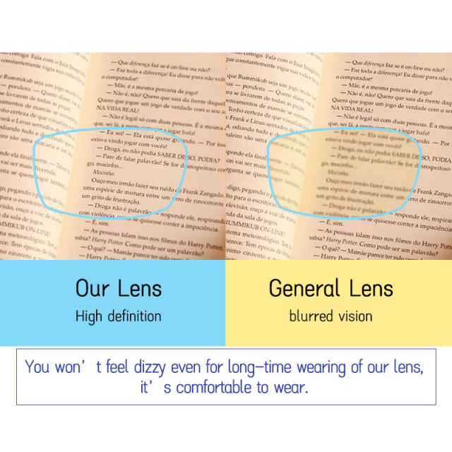 Green/blue Coating Blue Light Blocking Glasses Progressive HMC Lenses