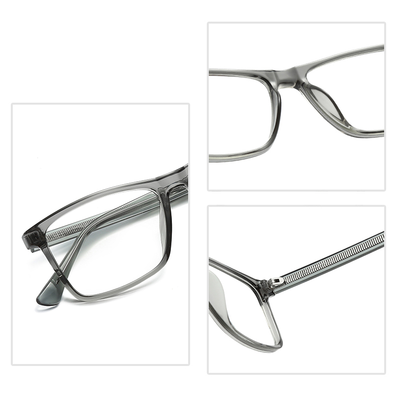 Tr90 Vintage Rectangle Lightweight Blue Light Blocking Glasses