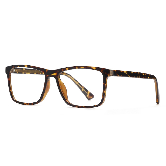 Tr90 Vintage Rectangle Lightweight Blue Light Blocking Glasses