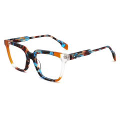 Colorful Accent Cat-Eye Acetate Optical Frame CO1141