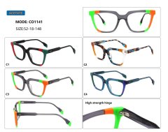 Colorful Accent Cat-Eye Acetate Optical Frame CO1141