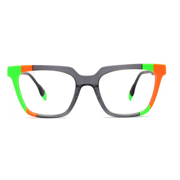 Colorful Accent Cat-Eye Acetate Optical Frame CO1141
