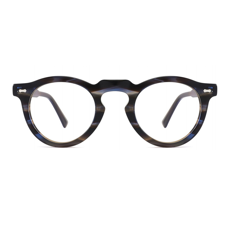 Lightweight Retro Round Acetate Optical Frame CO1128